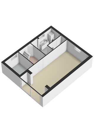 Plattegrond - Hofstraat 2, 6351 BD Bocholtz - Hofstraat 2 Bocholtz - Souterrain 3D.jpg